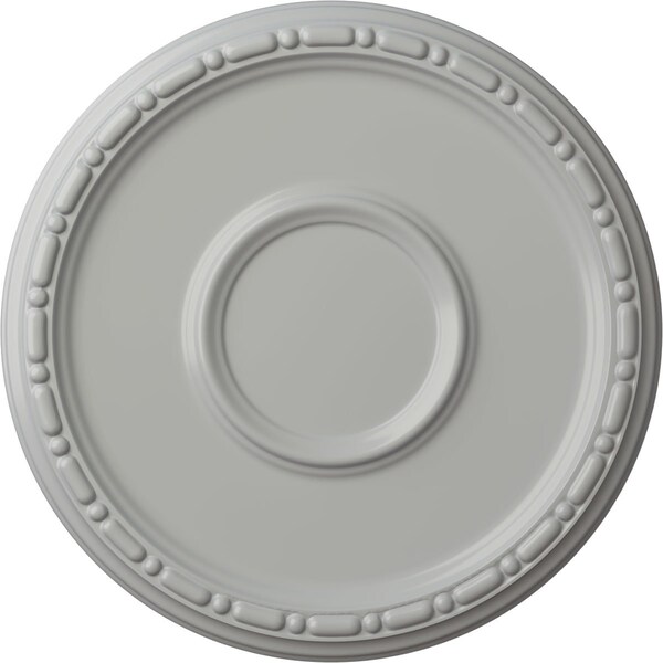 Ekena Millwork Medea Ceiling Medallion (Fits Canopies up to 5 1/2"), Hand-Painted Frost, 16 1/2"OD x 1 1/2"P CM16MDFRF - main